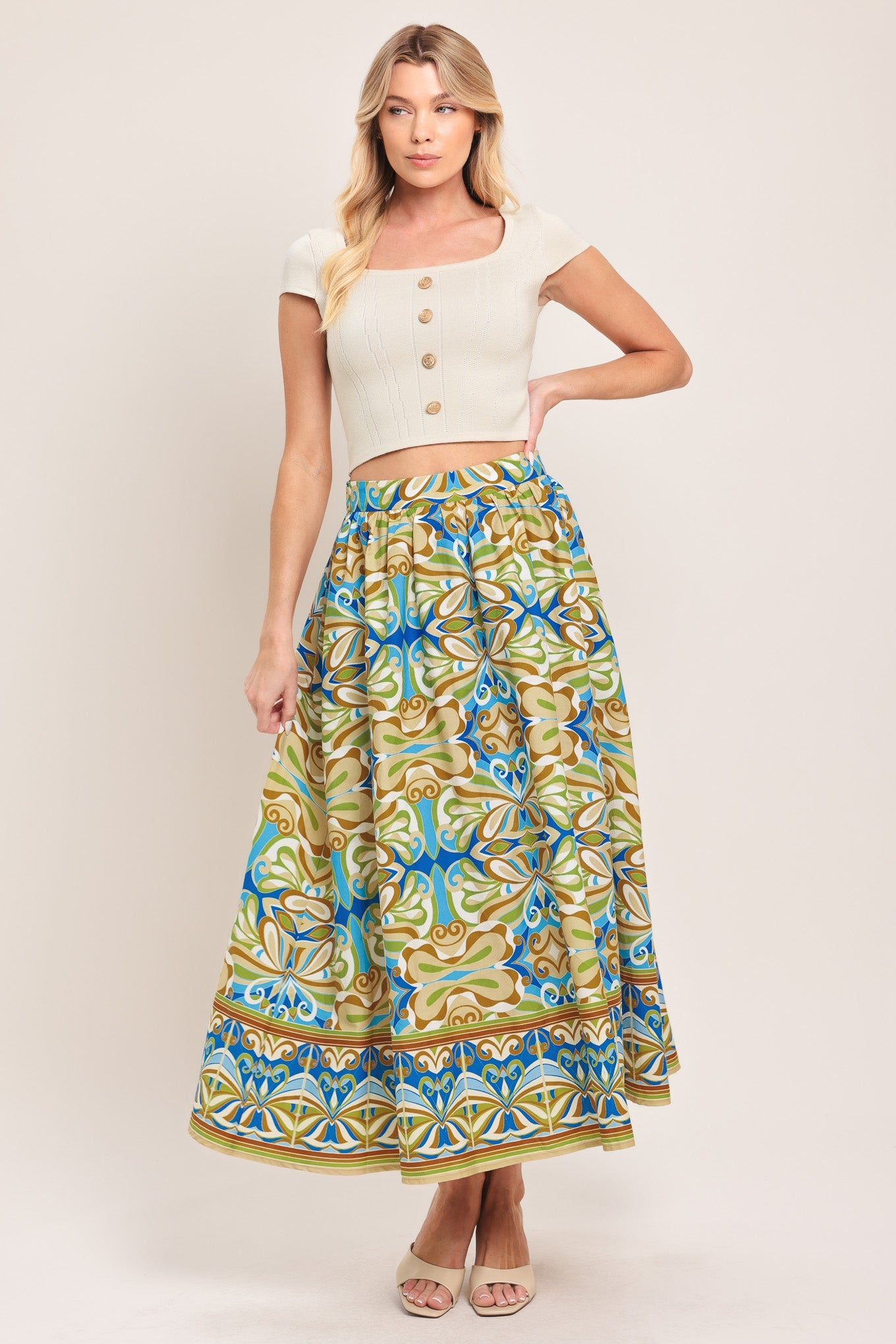 Island Mosaic Full Skirt