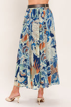 Blue Lagoon Midi Skirt