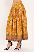 Sunset Garden Full Midi Skirt