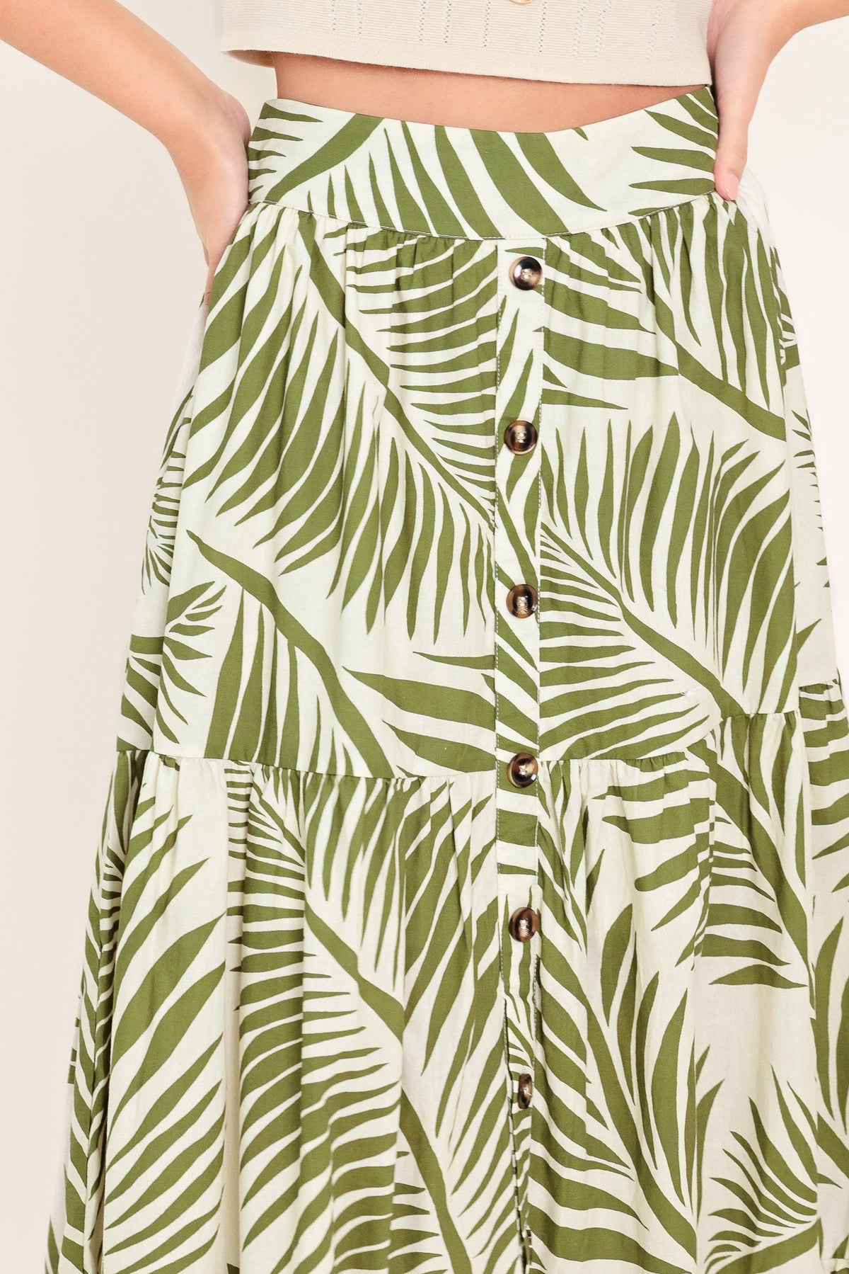 Coastal Canopy Maxi Skirt