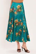 Lagoon Flower Cherish Midi Circle Skirt