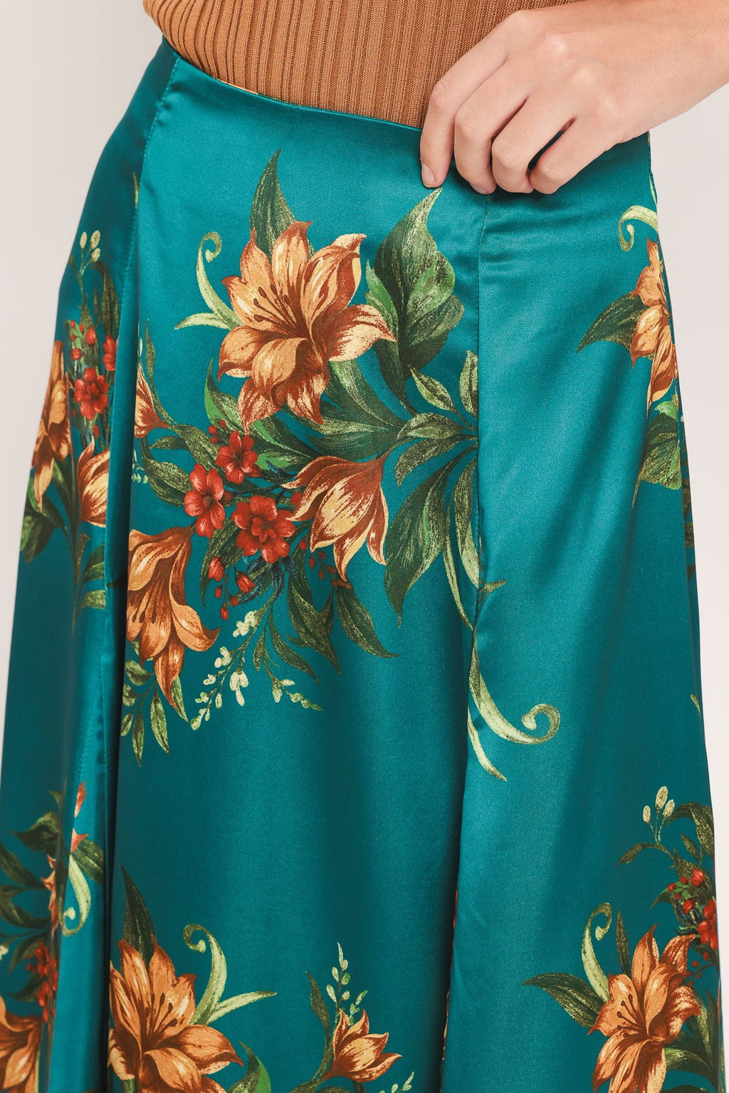 Lagoon Flower Cherish Midi Circle Skirt