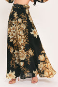 Moonlit Garden Printed Maxi Skirt