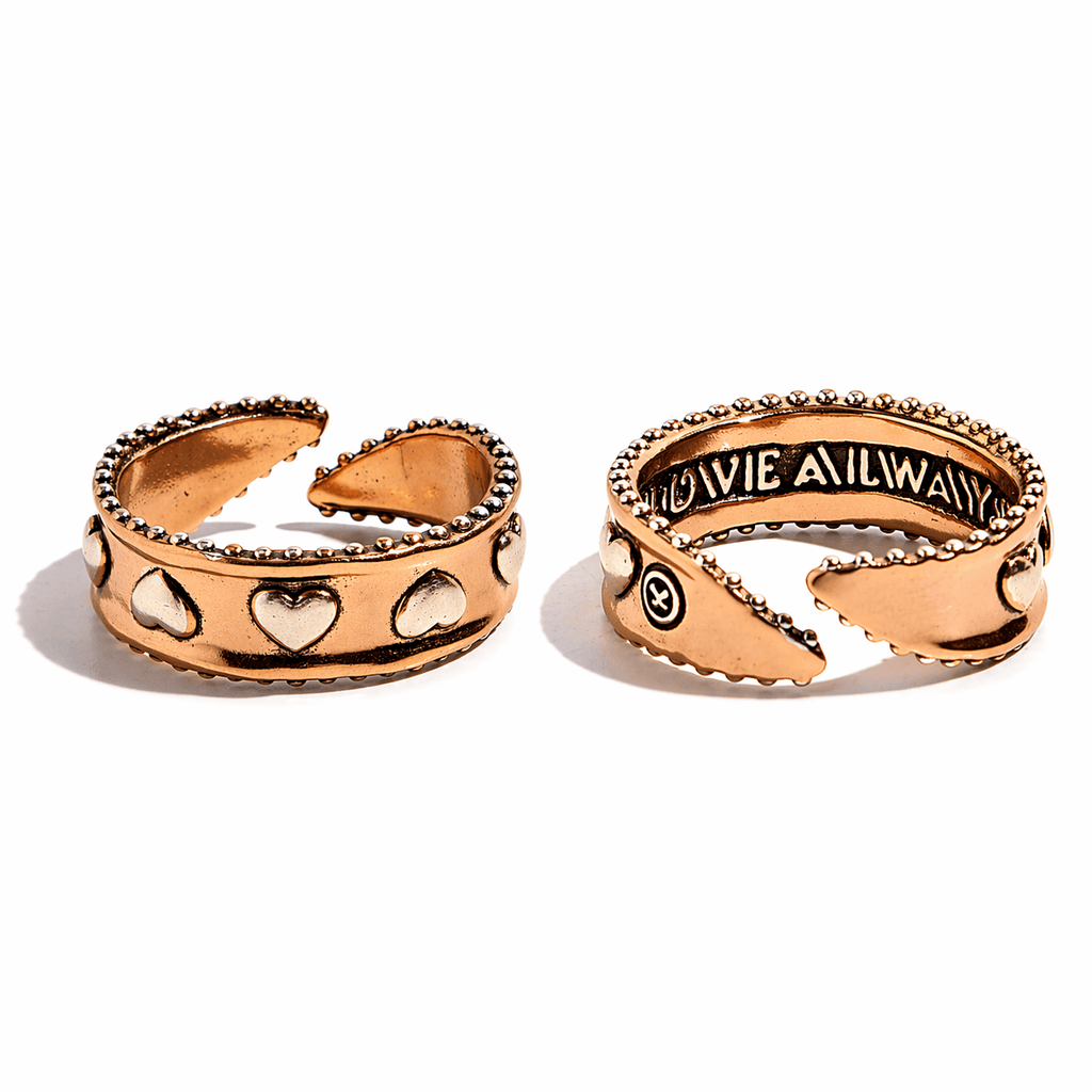 Love Always Hearts Adjustable Ring