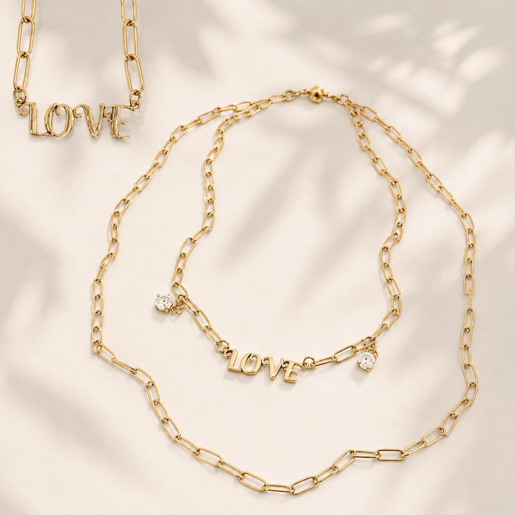 Love Long Chain Necklace