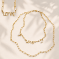 Love Long Chain Necklace