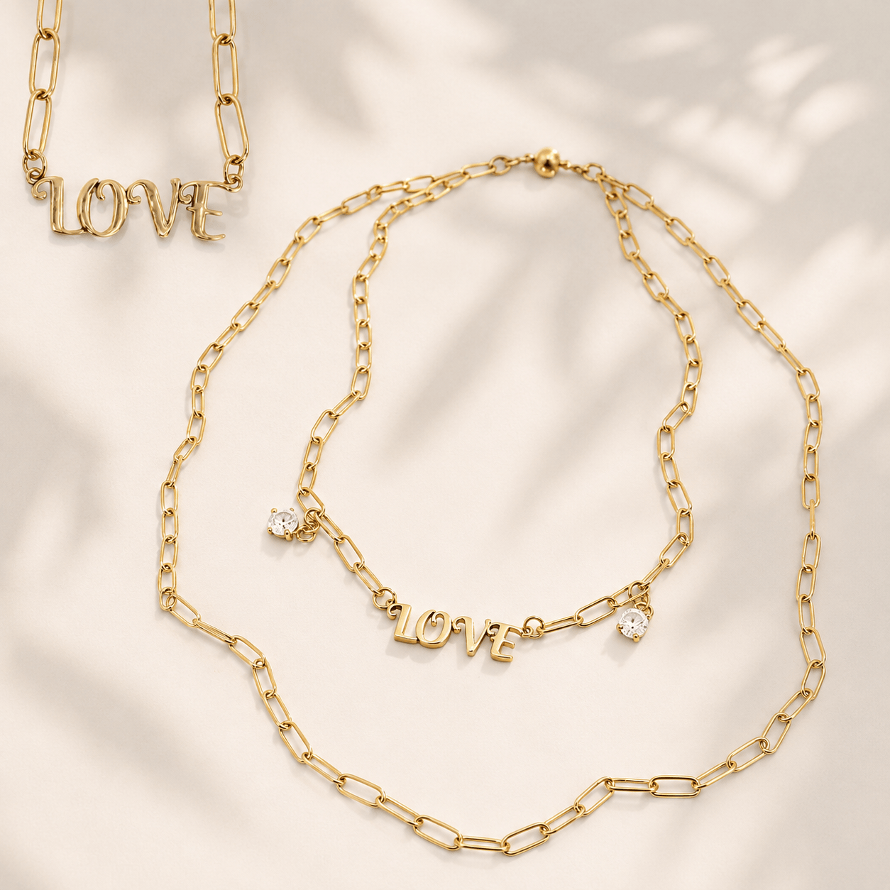 Love Long Chain Necklace