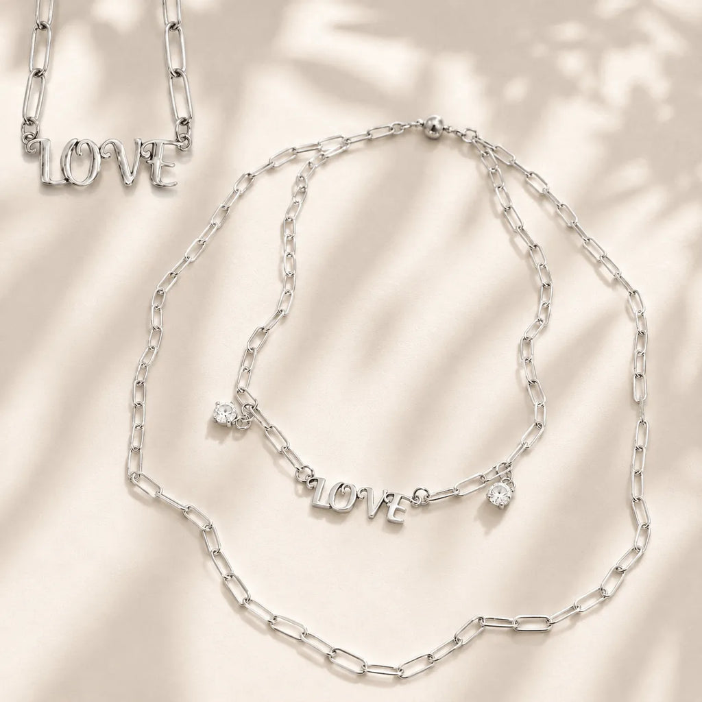 Love Long Chain Necklace