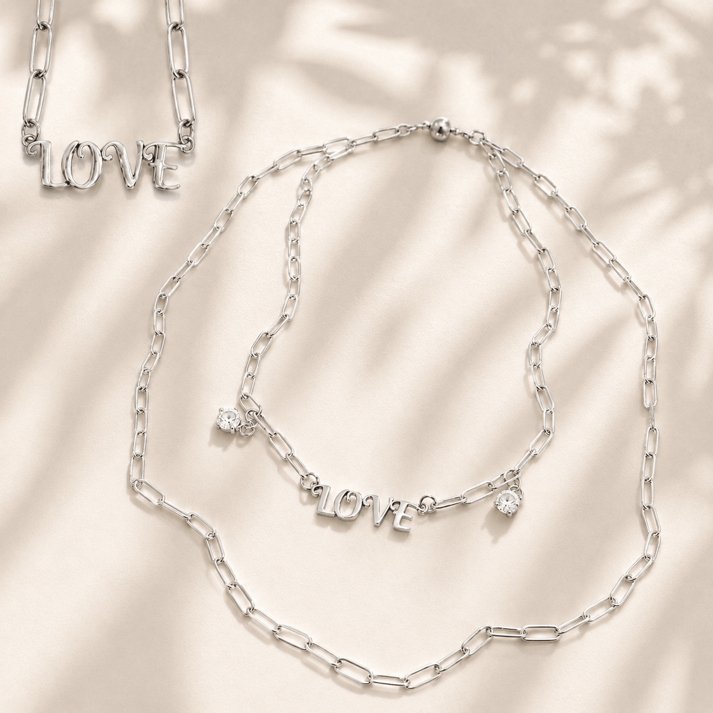Love Long Chain Necklace