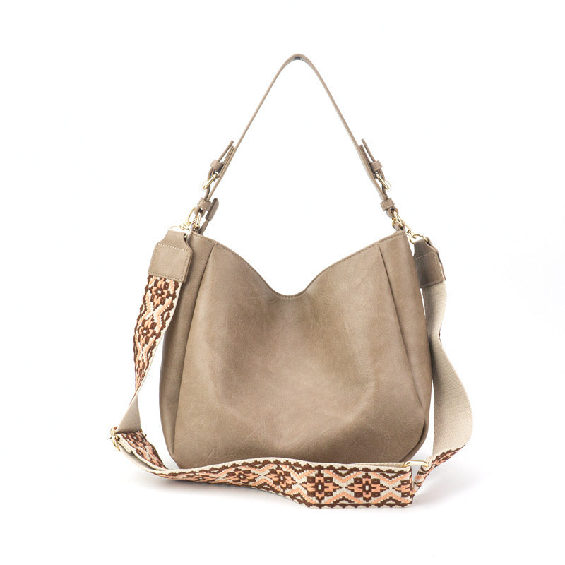 The Harper | Cross Stitch Messenger Bag