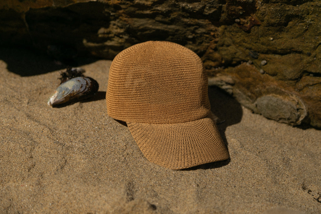 Paula Mesh Cap in Camel