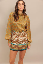 Moroccan Muse Woven Skort