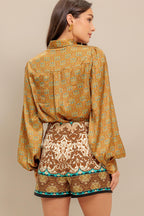 Moroccan Muse Woven Skort
