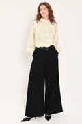 City Cinch Belted Wide-Leg Pants
