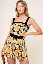 Perfect Timing Woven Romper