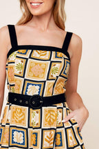 Perfect Timing Woven Romper