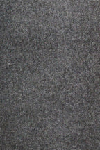 grey woven skort featuring side button detail