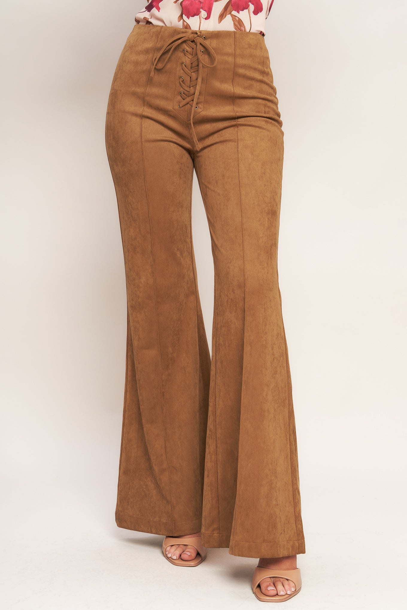 WILD HONEY FAUX SUEDE PANTS