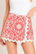 Beach Date Denim Skort