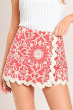 Beach Date Denim Skort