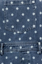 EVERYDAY POLKA OVERALL DENIM JUMPSUIT