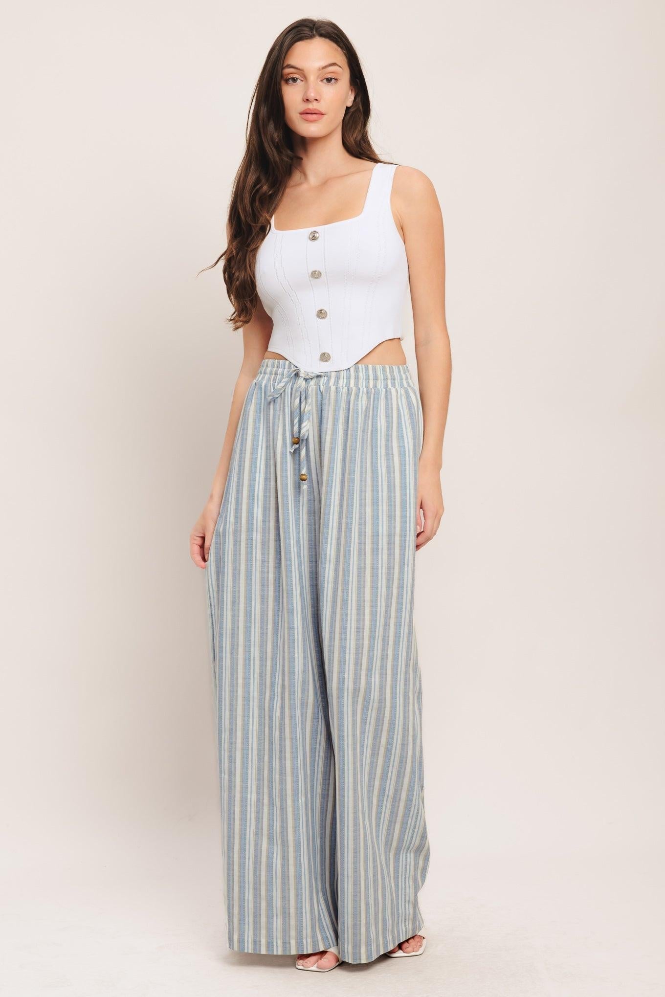 Coastal Day Stripe Woven Pants