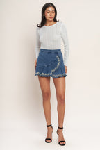 SPRING DAY DENIM SKORT