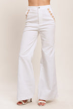 OPEN ROAD WHITE WOVEN PANTS