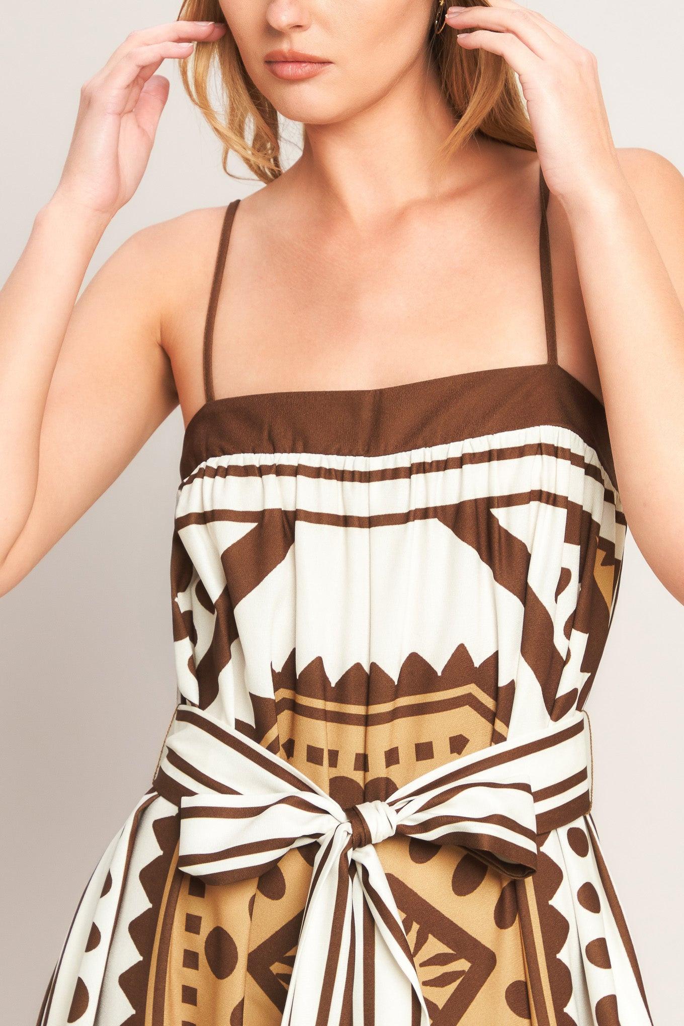 Earthy Elegance Boho Woven Jumpsuit