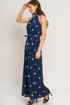 NIGHTFALL MUSE WOVEN JUMPSUIT