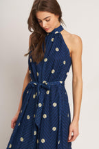 NIGHTFALL MUSE WOVEN JUMPSUIT