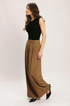 Umber Flow Woven Wide Leg Pants