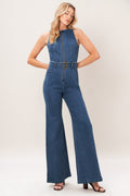 Street Chic Denim Jumpsuit