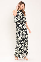Coastal Noir Woven Jumpsuit