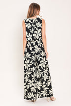 Coastal Noir Woven Jumpsuit