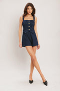 URBAN EDGE DENIM ROMPER