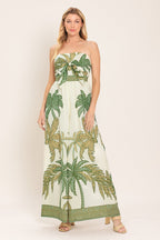 Palm Society Woven Jumpsuit