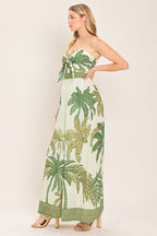 Palm Society Woven Jumpsuit