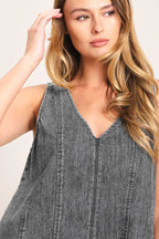 Cool Sweet Lightweight Denim Romper