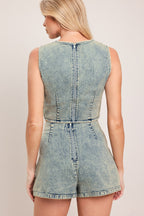 SWEET DETAIL DENIM SKORT