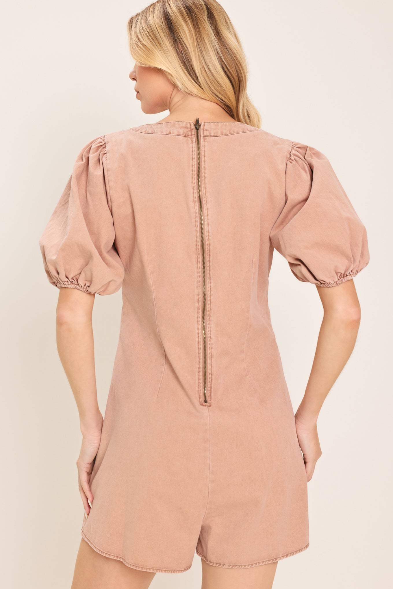 English Countryside Woven Romper