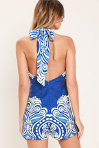 Aegean Escape Woven Romper