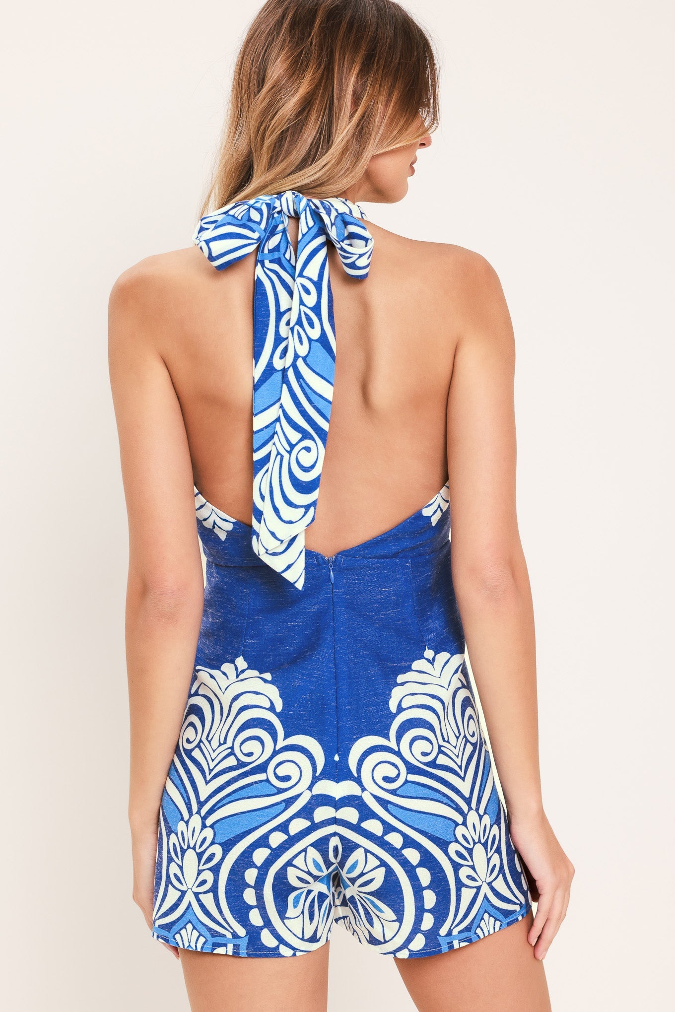 Aegean Escape Woven Romper