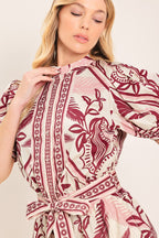 Provence Weekend Woven Romper