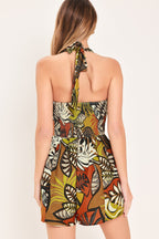 Palm Market Woven Romper