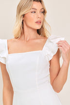 Champagne & Pearls Woven Romper
