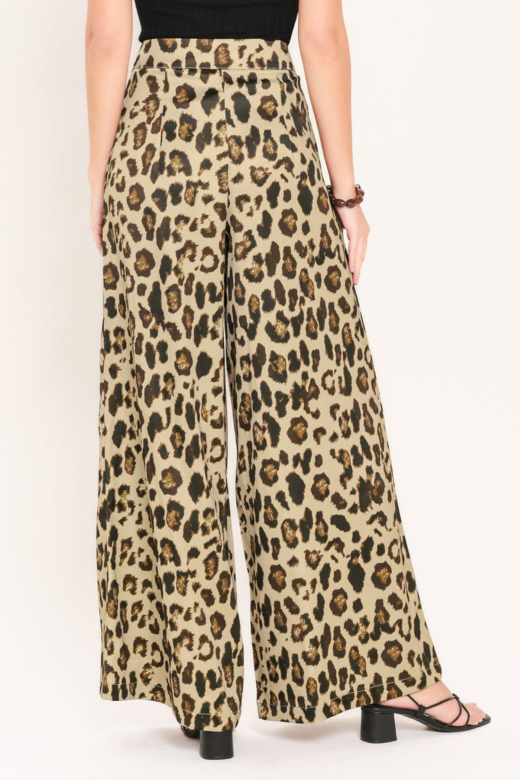 Jungle Glam Wide Leg Pants