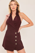 Cabernet Kiss Romper