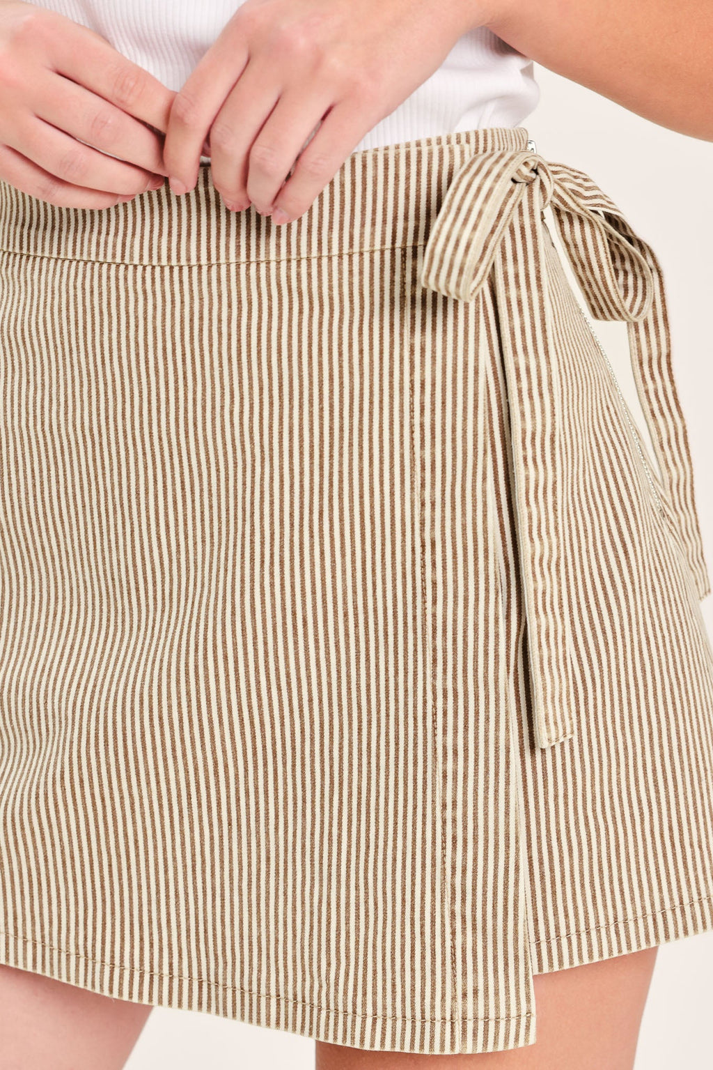 Modern Stripe Skort