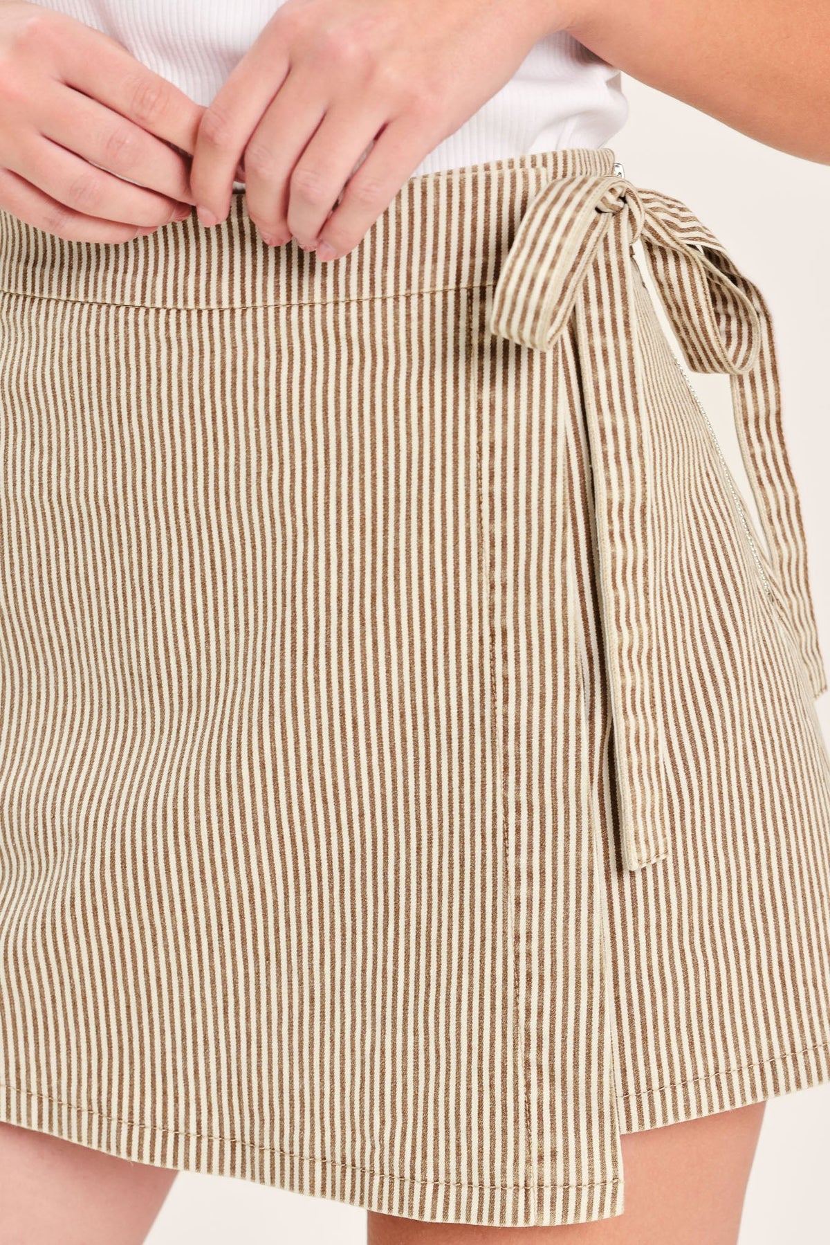 Modern Stripe Skort